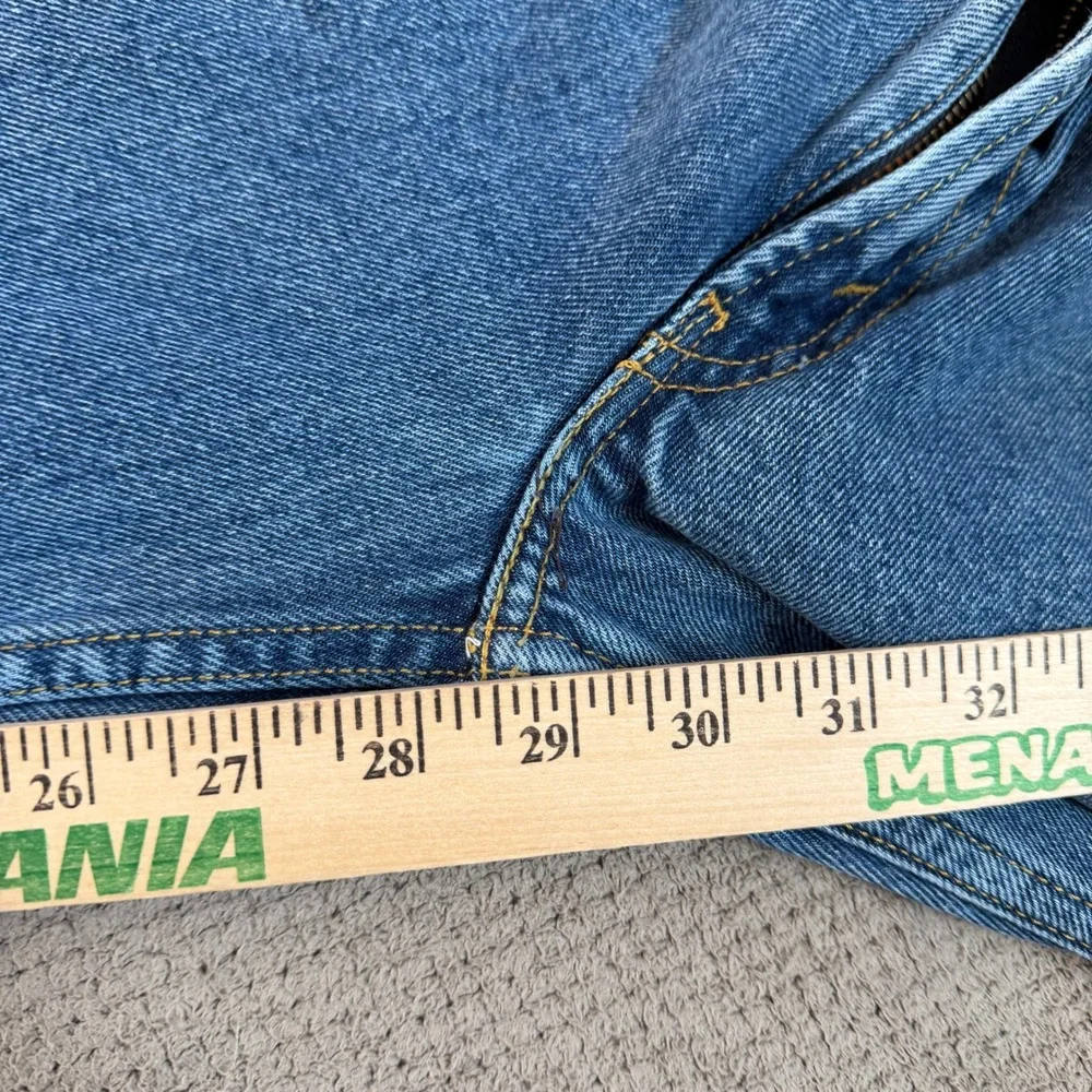 Vintage 1990s Levi's 550 Relaxed Fit Jeans Medium Wash Denim 18 Slim 27x29